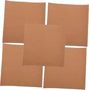 CATIEBYE 5pcs Cork Board Tiles Adhesive Versatile Wall Decor Ideal for Photo Boards Note Pad Display in Office Home
