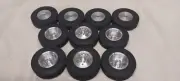 Custom 1/14 scale Truck wheels..rims and tires..hand made.Tamiya, larger Smith M