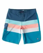 Billabong Mens 73 Up Pro Boardshorts Summer Shorts Boardies - Marine