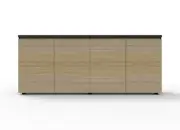 Rapidline Swing Door 1800mm Cupboard Office Furniture Storage Infinity Natural O