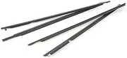 Jodriva Window Door Seals 4Pcs/Set Cars Side Door Moulding Rubber Trim Seal Belts, for Lexus, for GX470 2003 2004 2005 2006 2007 2008 2009 Car Door Weather Strip