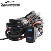 LED Light Bar Wiring Harness Kit Rocker Switch Relay Fuse For Can-Am Defender