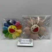Takashi Murakami Cherry Blossoms Rainbow Plush Mascot brooch Kaikai Kiki set of2