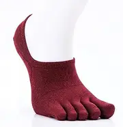 [NC] Men's and Women's Same Invisible Socks, Low-Cut One-Step Ankle Socks, Five-Finger Socks, Sports and Leisure Breathable Socks