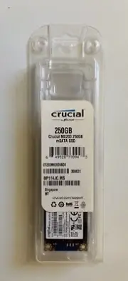 Crucial MX200 CT250MX200SSD3 250GB mSATA SSD