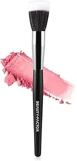 Blush Brush for Cheeks, 18CM Loose Powder Brush Air Contour Makeup Brushes With Fluffy Synthetic Bristles & Large Handle for Face Cosmetic Powder, Bronzer, Setting & Pressed Powder