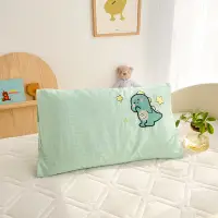 在飛比找松果購物優惠-兒童枕芯透氣小枕頭 星星恐龍36歲專用枕頭套枕芯 (8.3折