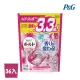 品牌週【日本P&G】Ariel 4D超濃縮抗菌凝膠洗衣球-花多綻放(粉紅)-36入x1袋(2023日本境內版/補充袋裝)