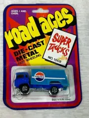 NEW Vintage Diecast Road Aces Super Trucks Pepsi Truck Factory Sealed NOS