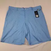 Walter Hagen Shorts Blue Men's Size 42 Perfect 11 Golf Birdie Print Daybreak
