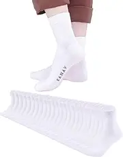 [KANAV] 12 Pairs Cotton Ankle Socks for Women, Seamless Moisture-Wicking Mini Crew Socks