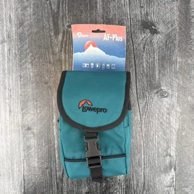 Vintage LowePro AF-Plus Compact Camera Bag Spruce Color Padded & Shoulder Strap