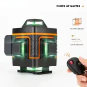 Laser Level 2-Line Green Laser Instrument With Magnet Wall Level Cross Laser