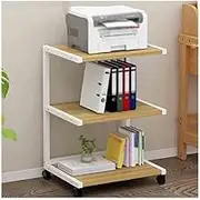Mobile Storage Minimally Designed Office Storage Racks Multi-Layer Floor Standing Printer Storage Rack