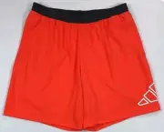 Men's Adidas Short Bright Red Small Axis Aeroready Waffle Weave Shorts