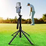 Mixsuper Liner 70.8" Golf Tripod & Selfie Stick for Golf Training Aid, Extendable Phone Tripod Stand with 3-in-1 Bluetooth Remote, Golf Analyzer Accessories