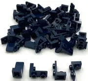 Lego 50 New Dark Blue Brackets 1 x 1 - 1 x 2 Inverted Parts