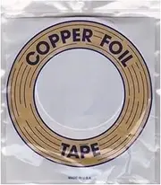 Edco 1/4" Copper Foil - Silver Back - 1.0 Mil. - 1 Pack