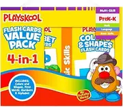 Playskool Flash Cards Value Pack - Alphabet/First Words/Shapes & Colors/Numbers