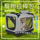 【可拉桿、可手提】XS 寵物拉桿箱 寵物拉桿包 儲物袋設計 寵物推車 寵物外出包 外出提籠 斜挎手提寵物箱 外出手推車