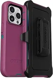 [Otterbox] Defender Series iPhone 14 Pro Case Morning Sky Pink, Non-Retail Packaging - Apple Phonecase, Raised Screen Bumper, MagSafe Wireless Charging Compatible