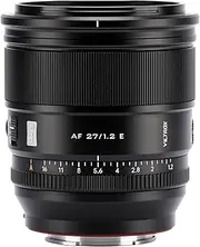 VILTROX 27mm F1.2 PRO E Mount Autofocus Lens, Compatible with Sony E Mount Mirrorless Cameras a7 a6700 a6500