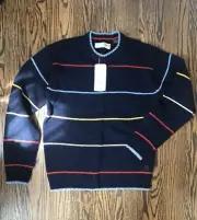 Ben Sherman Plectrum Men’s Sweater, NEW WITH TAGS $129, 100% LAMBSWOOL, Size S
