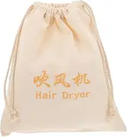CRILSTYLEO Hair Dryer Bag Drawstring Bag Hair Tools Travel Bag Hair Curler Travel Bag Travel Bag for Blow Dryer and Hair Tools Bag for Hair Dryer Hair Dryer Attachments Storage