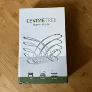 LEVIMETREE Silver Napkin Holder Stainless Steel Napkin Holders for Tables NEW