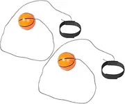 CORHAD Wrist Bouncy Ball Set Basketball Return Ball Trainer Rebound for Boys and Girls Hand Strength Hand-Eye Coordination