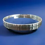 Erick's Sterling Silver 7.7 in. size Bangle Bracelet Taxco.925