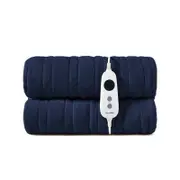 Dreamaker Coral Fleece Heated Throw Midnight Blue 180x200cm