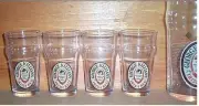 KILLIANS RED SIGNATURE 4 BEER SAMPLING SHOT GLASSES NEW