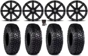 MSA Clutch 15" Wheels Black 30" Intersect Tires Sportsman RZR Ranger