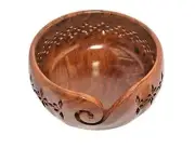 Handicrafts wooden yarn bowl | wooden yarn bowls for crocheting-yarn bowl large