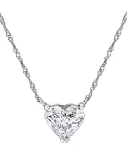 Created Forever 14K 1.00 ct. tw. Lab-Grown Diamond Center Design Necklace