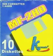 KHypermedia MF-2HD IBM Formatted Diskettes 1.44 MB - Sealed Box