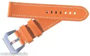 Attrezzo Brando Strap / Band (White Stitch) fits Panerai Watches 24mm 125/80