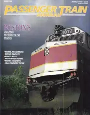 Passenger Train Journal March 1993 Boston Color Trains Amtrak A&M Alco Austin