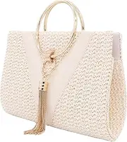 [Colaxi] Women Evening Clutch Bag Purse, Handbag Cosmetic Bag, Tote for Cocktail Formal Wedding Party