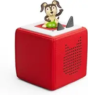 Toniebox Audio Player Starter Set with Playtime Puppy - Listen, Learn, and Play with One Huggable Little Box - Red