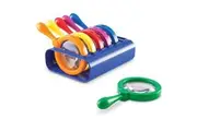 Jumbo Magnifiers - Set of 6 with Stand