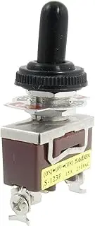 Snblzhef AC 250V 15A Momentary SPDT Toggle Switch with Waterproof Boot