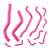 Pink For 1995-1999 Mitsubishi Eclipse GSX DSM 4G63 2G Silicone Radiator Hose (for: Mitsubishi)
