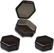 3pack Pill Box Small Pill Organizer, Travel Pill Box Portable Mini Pill Organizer Pocket Purse Briefcase Travel Pill Drug Cod Liver Oil Storage Box