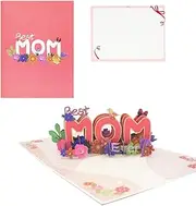YiyuanHe 3D Pop-Up Mother's Day Card - Unique Handmade Greeting Card for Mom, Creative Gift Mother's Day, Grandma, Wife, or Special Woman, Perfect for Expressing Love and Appreciation