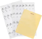 KAILIKETIY Keyboard Piano Sticker for Beginners 88 Key Note Decal Self-Adhesive Easy to Apply and Reuse Piano Supply