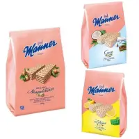 在飛比找蝦皮購物優惠-奧地利 Manner 香草 焦糖 椰子  榛果 威化餅系列 