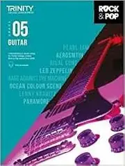 Trinity College London Trinity Rock and Pop Guitar Grade 5 Music Book