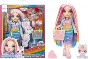 Rainbow High Amaya (Rainbow) with Slime Kit & Pet - Rainbow 11” Shimmer Doll with DIY Sparkle Slime, Magical Yeti Pet and Fashion Accessories, Kids Gift 4-12 Years